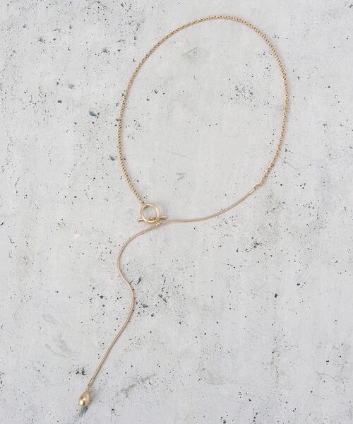 THE SHOP TK （ザ ショップ ティーケー ）の「ラリエットネックレス（ネックレス・レディース・ゴールド/シルバー・00）」の2枚目の写真