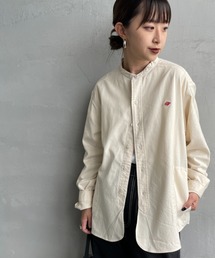 DANTON | [DANTON/ダントン] コットンフランネル バンドカラーシャツ(シャツ/ブラウス)