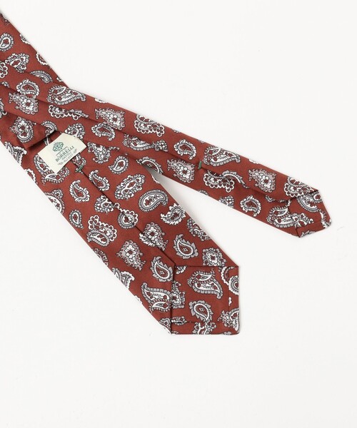 LUIGI BORRELLI / シルク ペイズリー柄 ネクタイ 25AW（ネクタイ