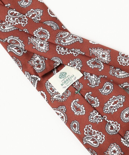 LUIGI BORRELLI / シルク ペイズリー柄 ネクタイ 25AW（ネクタイ