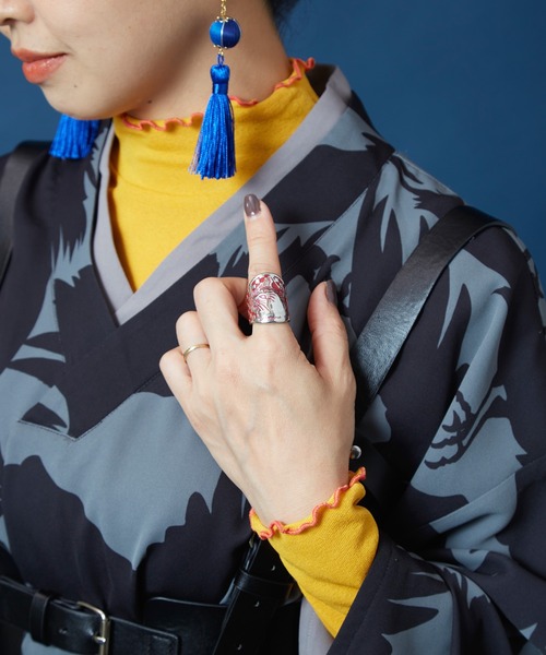 カヤ（カヤ）の「【カヤ】浮世色リング（リング・レディース・ブラック/ブルー/ピンク・FREE）」の13枚目の写真