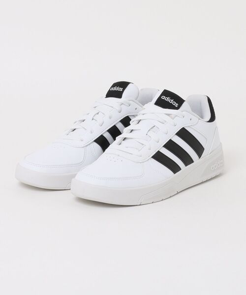 adidas(アディダス)の「《adidas》COURTBEAT M(スニーカー・メンズ・ホワイト×ブラック/ブラック×ホワイト・28.0cm/27.5cm/27.0cm/26.5cm/26.0cm/25.5cm)」の1枚目の写真