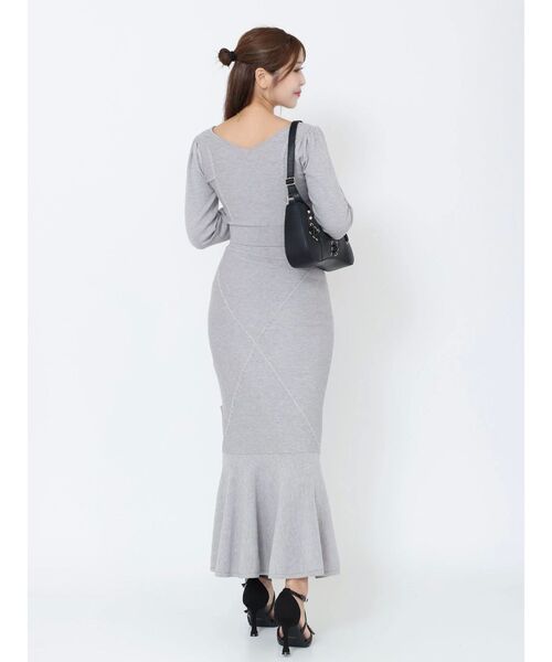 EATME（イートミー）の「【SETUP着用可】クロスケーブルニットTOP（ニット/セーター・レディース・オレンジ/オフホワイト/グレー/ブラック・FREE）」の11枚目の写真