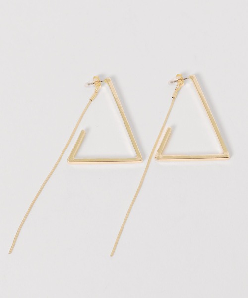 HARE（ハレ）の「サンカクフープピアス(HARE)（ピアス（両耳用）・レディース・シルバー/ゴールド・FREE）」の20枚目の写真