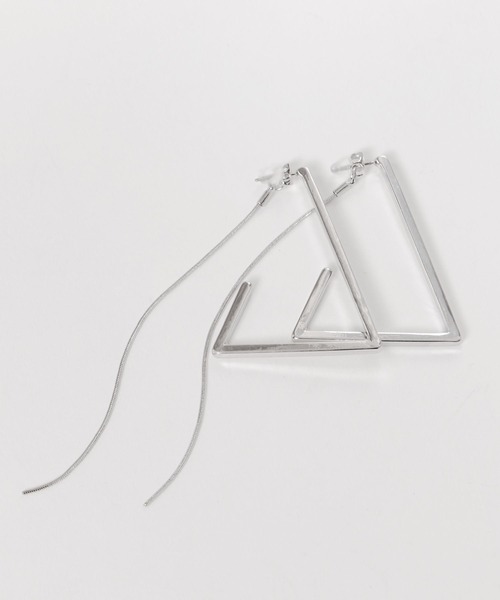 HARE（ハレ）の「サンカクフープピアス(HARE)（ピアス（両耳用）・レディース・シルバー/ゴールド・FREE）」の21枚目の写真