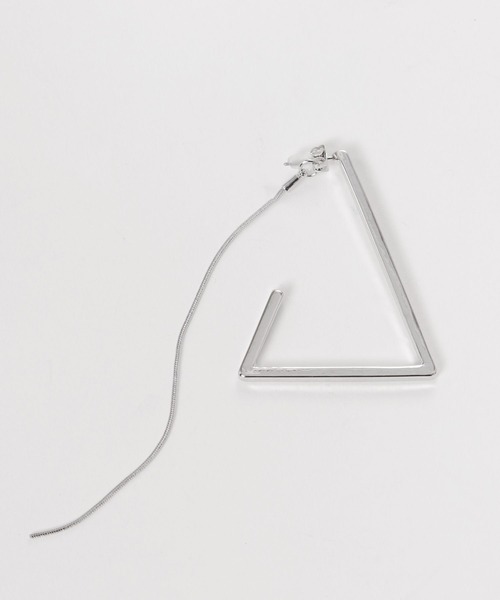 HARE（ハレ）の「サンカクフープピアス(HARE)（ピアス（両耳用）・レディース・シルバー/ゴールド・FREE）」の22枚目の写真