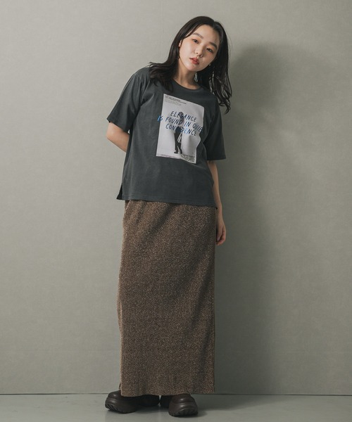 SENSE OF PLACE by URBAN RESEARCH（センスオブプレイスバイアーバンリサーチ）の「アソートフォトTシャツ(半袖)（Tシャツ/カットソー・レディース・チャコールグレー/オフホワイト/ライトベージュ・ONE）」の21枚目の写真