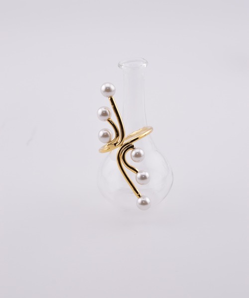 BROTHERHOOD(ブラザーフッド)の「【earyear】Pearl Stem Ring(リング・レディース・シルバー・FREE)」の6枚目の写真