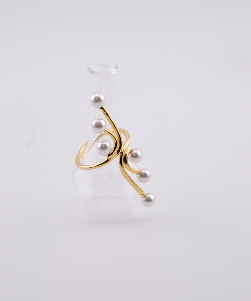 BROTHERHOOD(ブラザーフッド)の「【earyear】Pearl Stem Ring(リング・レディース・シルバー・FREE)」の7枚目の写真