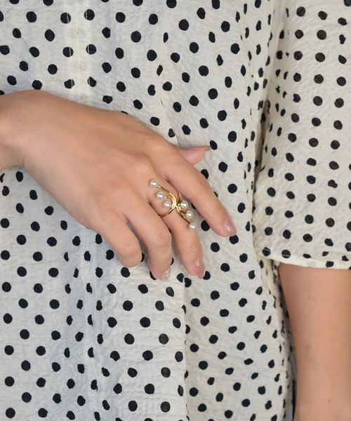 BROTHERHOOD(ブラザーフッド)の「【earyear】Pearl Stem Ring(リング・レディース・シルバー・FREE)」の9枚目の写真