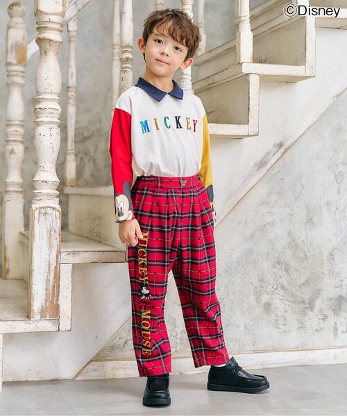 Disney（ディズニー）の「ディズニーキャラクター衿付きＴシャツ（Tシャツ/カットソー・キッズ・レインボー/その他2・120/100/90/80/110/130）」の6枚目の写真