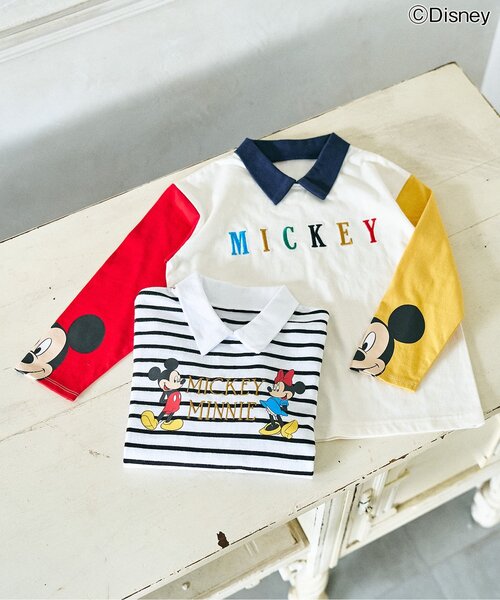 Disney（ディズニー）の「ディズニーキャラクター衿付きＴシャツ（Tシャツ/カットソー・キッズ・レインボー/その他2・120/100/90/80/110/130）」の10枚目の写真