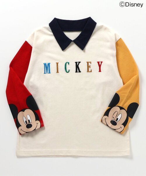 Disney（ディズニー）の「ディズニーキャラクター衿付きＴシャツ（Tシャツ/カットソー・キッズ・レインボー/その他2・120/100/90/80/110/130）」の15枚目の写真