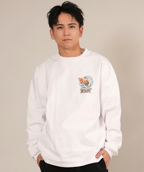 lost(ロスト)の「【ムラサキスポーツ限定】LOST/ロスト 長袖 Tシャツ ロンT バックプリント ヘビーウェイト L25F-2201(Tシャツ/カットソー・メンズ・ブラック/ホワイト・M/L/XL)」の5枚目の写真
