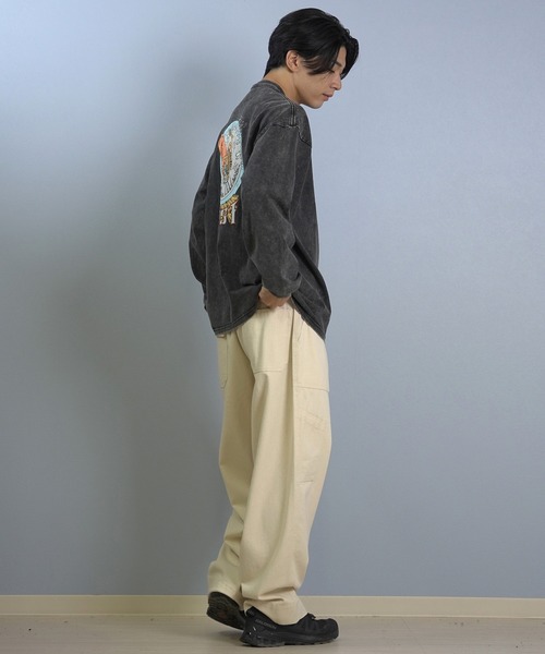 lost(ロスト)の「【ムラサキスポーツ限定】LOST/ロスト 長袖 Tシャツ ロンT バックプリント ヘビーウェイト L25F-2201(Tシャツ/カットソー・メンズ・ブラック/ホワイト・M/L/XL)」の15枚目の写真