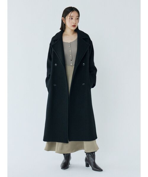 セール】【REVIVAL】2WAYカラーロングコート（ステンカラーコート