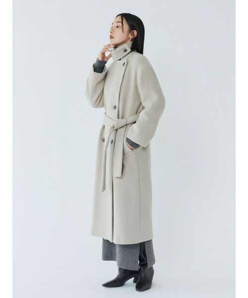 セール】【REVIVAL】2WAYカラーロングコート（ステンカラーコート