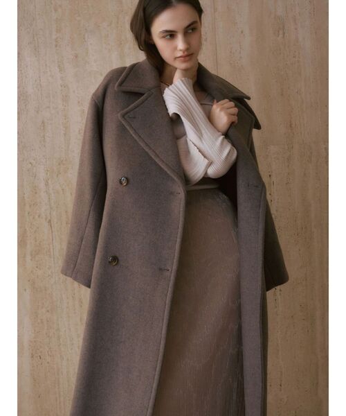 LAGUNAMOON（ラグナムーン）の「2WAYカラーロングコート（ステン