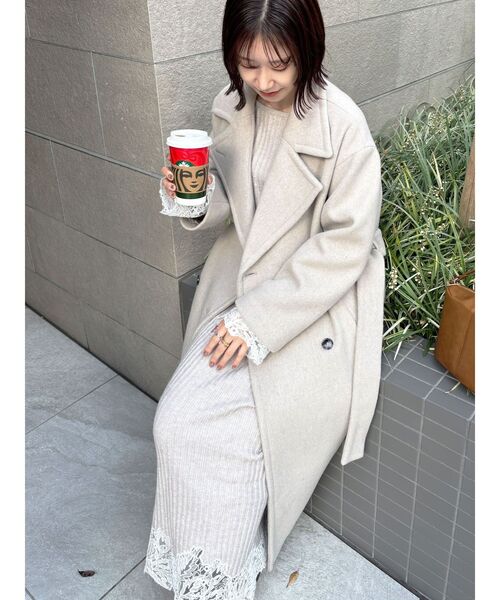 REVIVAL】2WAYカラーロングコート（ステンカラーコート）｜LAGUNAMOON