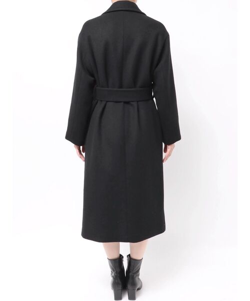 LAGUNAMOON（ラグナムーン）の「【REVIVAL】2WAYカラーロングコート（ステンカラーコート・レディース・ブラック/モカ/アイボリー・MEDIUM/SMALL）」の10枚目の写真