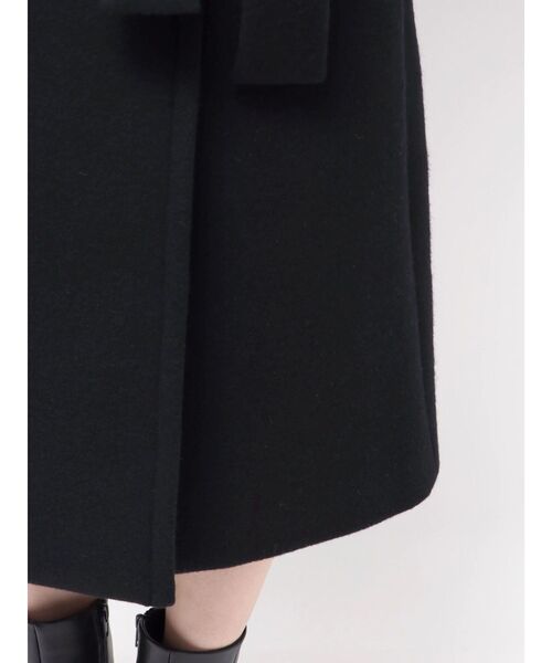 LAGUNAMOON（ラグナムーン）の「【REVIVAL】2WAYカラーロングコート（ステンカラーコート・レディース・ブラック/モカ/アイボリー・MEDIUM/SMALL）」の15枚目の写真