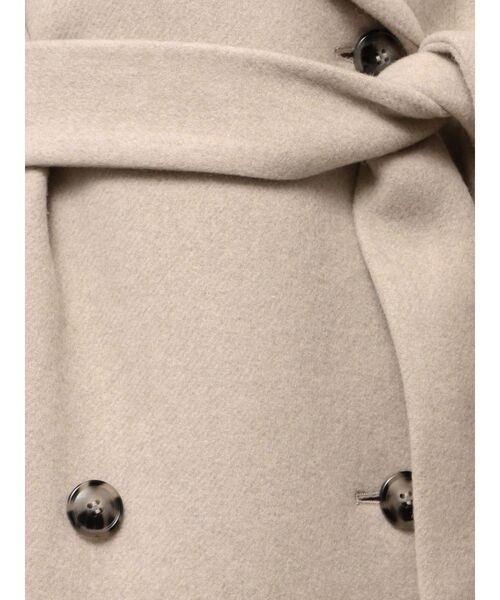 LAGUNAMOON（ラグナムーン）の「【REVIVAL】2WAYカラーロングコート（ステンカラーコート・レディース・ブラック/モカ/アイボリー・MEDIUM/SMALL）」の19枚目の写真