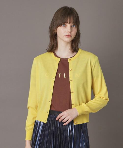 DRESSTERIOR（ドレステリア）の「ウォッシャブルファインウールカーディガン（カーディガン/ボレロ・レディース・ネイビー/ブラウン系その他/イエロー系その他・36/38/34）」の20枚目の写真