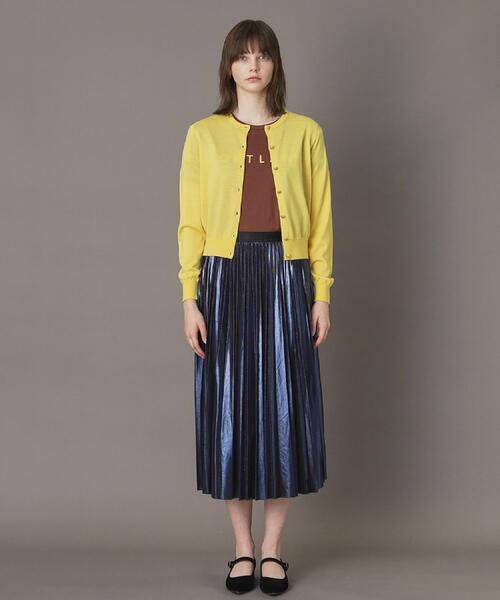 DRESSTERIOR（ドレステリア）の「ウォッシャブルファインウールカーディガン（カーディガン/ボレロ・レディース・ネイビー/ブラウン系その他/イエロー系その他・36/38/34）」の22枚目の写真