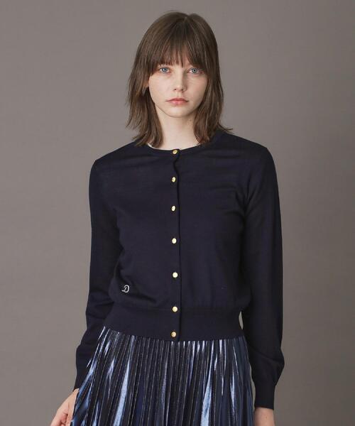 DRESSTERIOR（ドレステリア）の「ウォッシャブルファインウールカーディガン（カーディガン/ボレロ・レディース・ネイビー/ブラウン系その他/イエロー系その他・36/38/34）」の14枚目の写真
