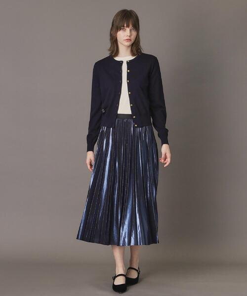 DRESSTERIOR（ドレステリア）の「ウォッシャブルファインウールカーディガン（カーディガン/ボレロ・レディース・ネイビー/ブラウン系その他/イエロー系その他・36/38/34）」の15枚目の写真