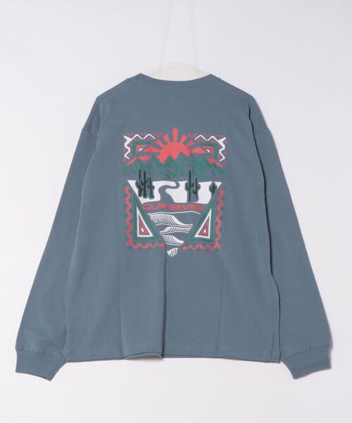 Quiksilver(クイックシルバー)の「DESERT WAVES LT/クイックシルバーバックプリント長袖ロンT(Tシャツ/カットソー・メンズ・ホワイト/ブラック/ブルー・MEDIUM/LARGE/X-LARGE)」の7枚目の写真