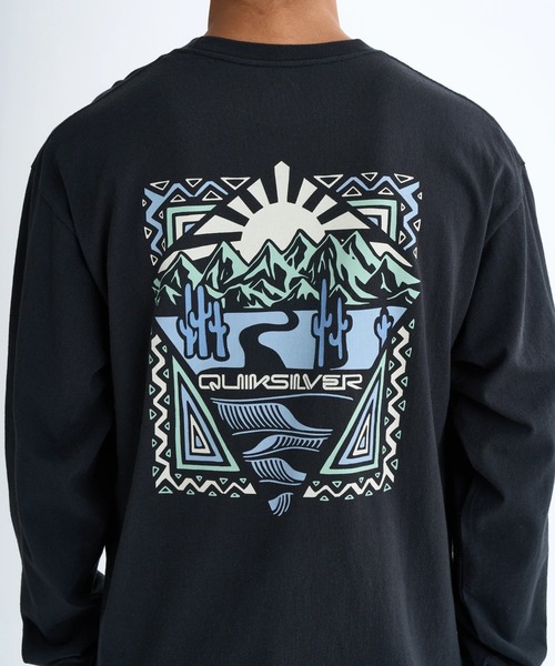 Quiksilver(クイックシルバー)の「DESERT WAVES LT/クイックシルバーバックプリント長袖ロンT(Tシャツ/カットソー・メンズ・ホワイト/ブラック/ブルー・MEDIUM/LARGE/X-LARGE)」の10枚目の写真