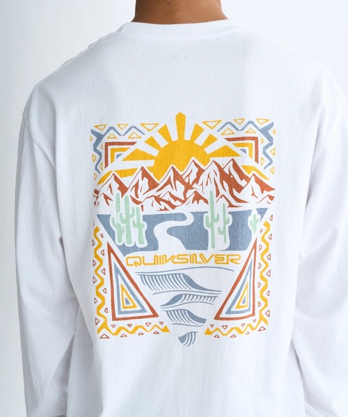 Quiksilver(クイックシルバー)の「DESERT WAVES LT/クイックシルバーバックプリント長袖ロンT(Tシャツ/カットソー・メンズ・ホワイト/ブラック/ブルー・MEDIUM/LARGE/X-LARGE)」の15枚目の写真