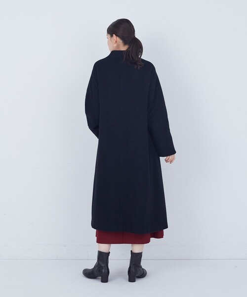 ADIEU TRISTESSE（アデュートリステス）の「ウールビーバーロングコート（その他アウター・レディース・カーキ/ブラック・38）」の13枚目の写真