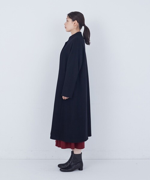 ADIEU TRISTESSE（アデュートリステス）の「ウールビーバーロングコート（その他アウター・レディース・カーキ/ブラック・38）」の15枚目の写真