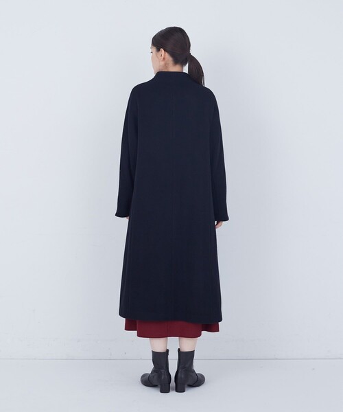 ADIEU TRISTESSE（アデュートリステス）の「ウールビーバーロングコート（その他アウター・レディース・カーキ/ブラック・38）」の16枚目の写真