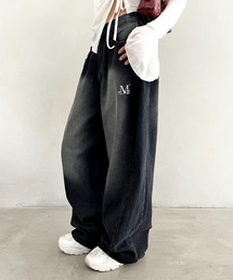 未使用！♡SuperBeauty デニム調パンツ 黒 ブラック 44 2025年最新】super beauty パンツの人気アイテム - メルカリ