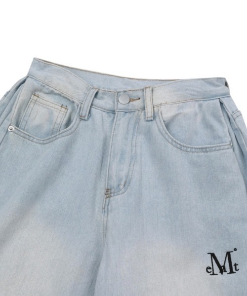 MUCENT(ムセント)の「【日本未発売/WEB限定】MUCENT(ムセント)/ユニセックス ピンタック ワイド デニム パンツ/PENTA SIDE PINTUCK DENIM PANTS(デニムパンツ・レディース・ブラック/ライトブルー/ダークブルー・S/M/L)」の17枚目の写真