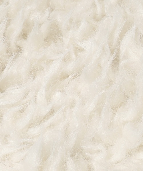 coca(coca)(コカ)の「プードルファーバッグ(ハンドバッグ・レディース・アイボリー/ブラック・ONE SIZE)」の20枚目の写真