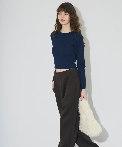 coca(coca)(コカ)の「プードルファーバッグ(ハンドバッグ・レディース・アイボリー/ブラック・ONE SIZE)」の8枚目の写真