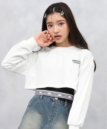 PINKHUNT | PINKHUNT ピンクハント 裾ロゴロンT付き トレーナー 0961K(スウェット)