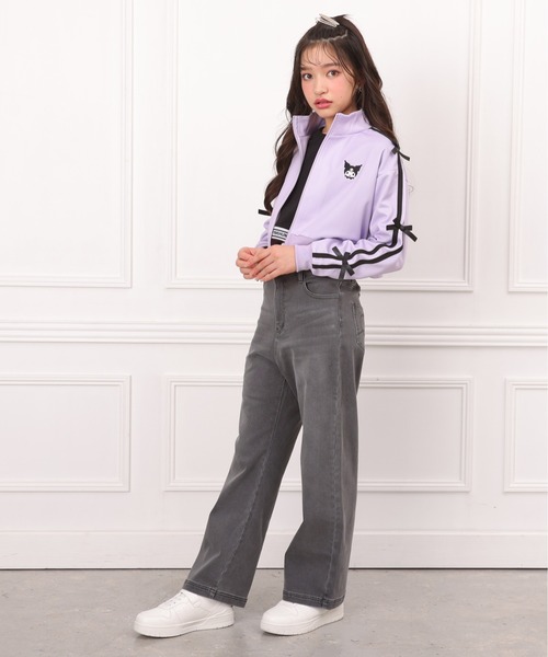 PINKHUNT（ピンクハント）の「PINKHUNT ピンクハント 裾ロゴロンT付き トレーナー 0961K（スウェット・キッズ・ブラック/オフホワイト・120cm/160cm/150cm/140cm/130cm）」の12枚目の写真