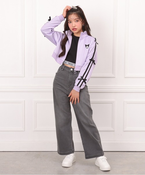 PINKHUNT（ピンクハント）の「PINKHUNT ピンクハント 裾ロゴロンT付き トレーナー 0961K（スウェット・キッズ・ブラック/オフホワイト・120cm/160cm/150cm/140cm/130cm）」の14枚目の写真