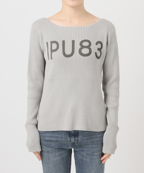Oriens JOURNAL STANDARD（オリエンス ジャーナルスタンダード）の「IPU83 ロゴニット（ニット/セーター・レディース・グレー/レッド・FREE）」の18枚目の写真