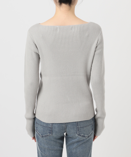 Oriens JOURNAL STANDARD（オリエンス ジャーナルスタンダード）の「IPU83 ロゴニット（ニット/セーター・レディース・グレー/レッド・FREE）」の20枚目の写真