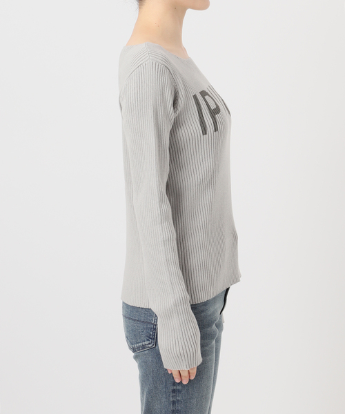 Oriens JOURNAL STANDARD（オリエンス ジャーナルスタンダード）の「IPU83 ロゴニット（ニット/セーター・レディース・グレー/レッド・FREE）」の21枚目の写真