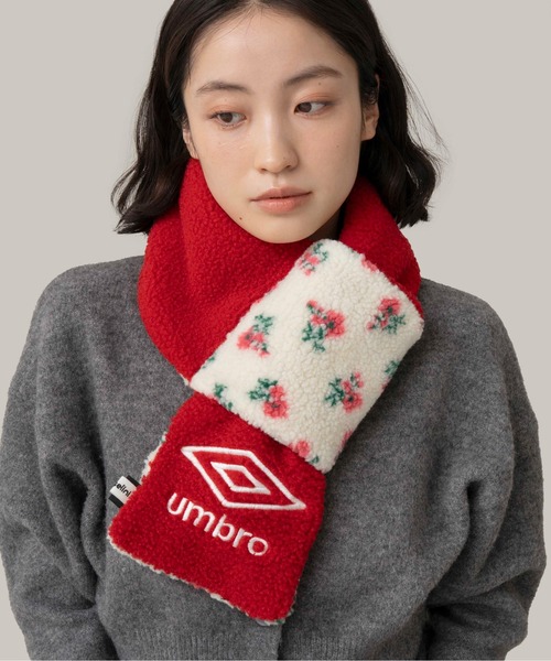 Casselini（キャセリーニ）の「[UMBRO × Casselini] リバーシブルティペット（マフラー・レディース・アニマル/グリーン/モスグリーン/レッド・FREE）」の5枚目の写真