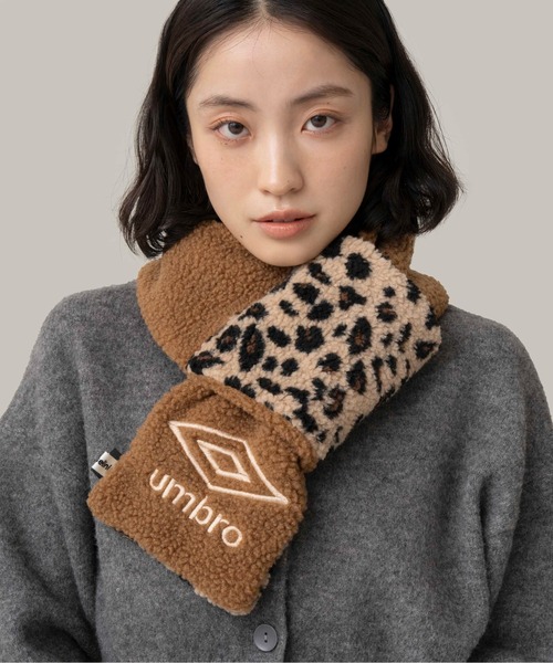 Casselini（キャセリーニ）の「[UMBRO × Casselini] リバーシブルティペット（マフラー・レディース・アニマル/グリーン/モスグリーン/レッド・FREE）」の18枚目の写真