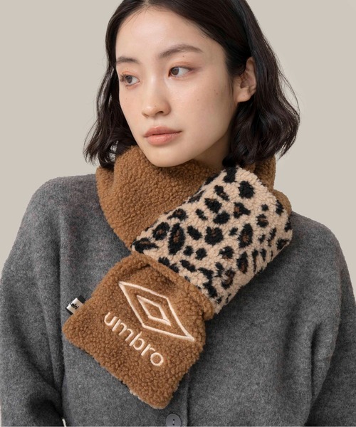 Casselini（キャセリーニ）の「[UMBRO × Casselini] リバーシブルティペット（マフラー・レディース・アニマル/グリーン/モスグリーン/レッド・FREE）」の19枚目の写真