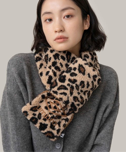 Casselini（キャセリーニ）の「[UMBRO × Casselini] リバーシブルティペット（マフラー・レディース・アニマル/グリーン/モスグリーン/レッド・FREE）」の20枚目の写真